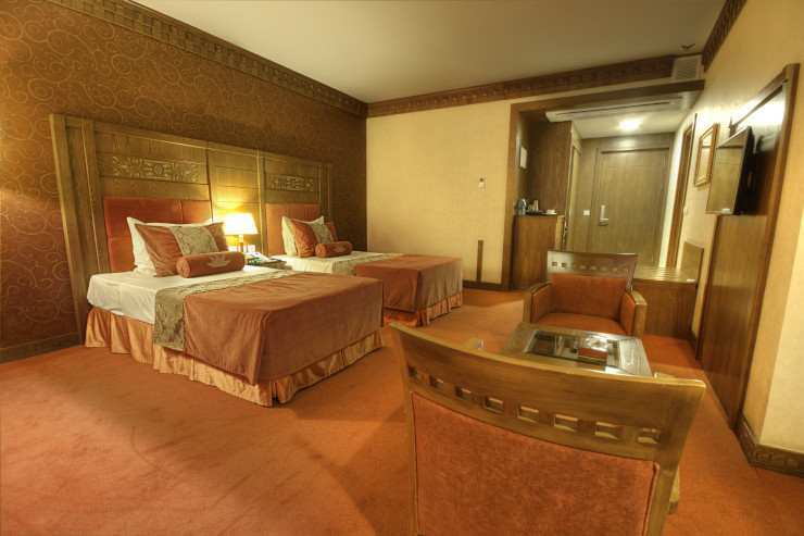 اتاق دو تخته توئین هتل زندیه شیراز